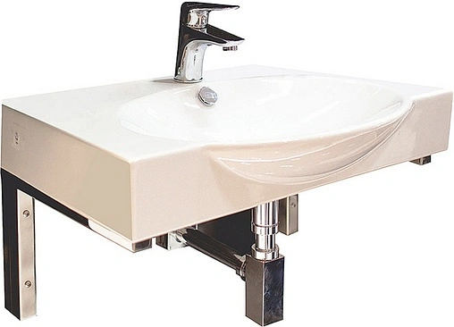 Раковина Sanita Luxe Infinity 65 белый WB.FN./infiniti/65-C.BR/WHT.G/S1 Раковина Sanita Luxe Infinity 65 белый WB.FN./infiniti/65-C.BR/WHT.G/S1