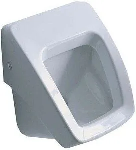 Писсуар со скрытым подводом воды Kerasan Comunita белый 333001, 1