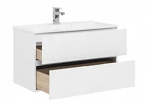 Тумба под умывальник подвесная Aquanet Алвита 90 белый 00235340, 4