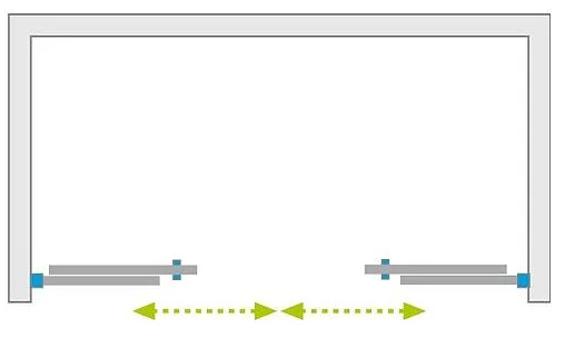 Дверь в нишу 1600мм прозрачное стекло Radaway Premium Plus DWD 160 33363-01-01N