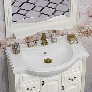 Тумба под умывальник напольная Opadiris Риспекто 80 слоновая кость 00-00006022, 3