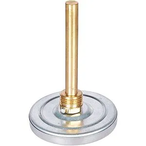 Термометр биметаллический Rommer 80мм 120°С гильза 100мм ½&quot; RIM-0001-801015, 5