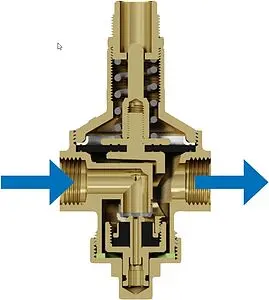 Редуктор давления мембранный 1¼&quot; Giacomini R153MX006, 3