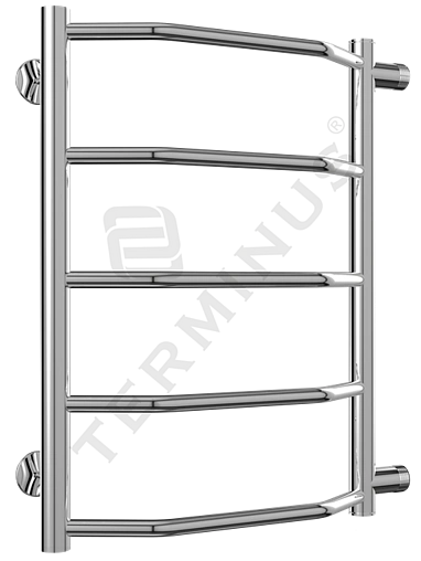 Полотенцесушитель водяной лесенка Terminus Виктория П5 400х596 б/п 500 полированная сталь 4670030725097