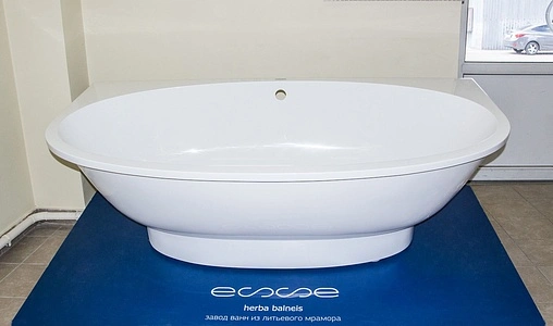 Ванна из искусственного камня Esse Mindoro 189x96 белый EMIN1890