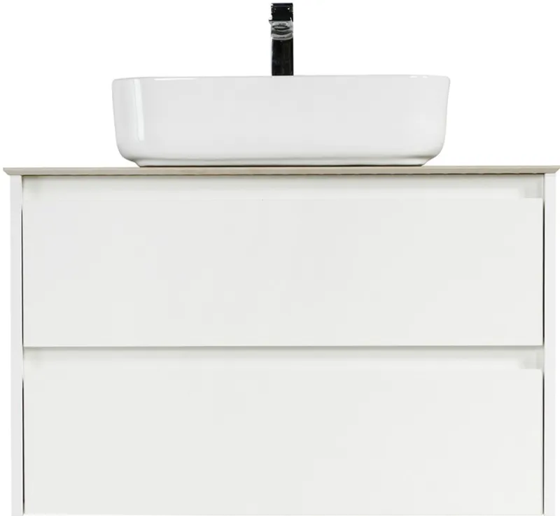 Тумба-умывальник подвесная BelBagno KRAFT 90 Bianco Opaco KRAFT-900-2C-SO-BO+, 1