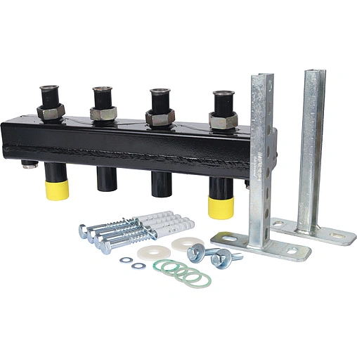 Распределительный коллектор 2 контура с гидрострелкой 1&quot;н x 1&quot;нг Stout SDG-0018-002502