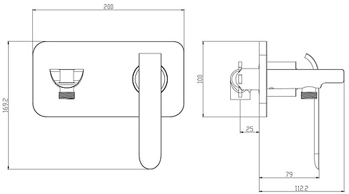 Гигиенический душ со смесителем Lemark Melange хром/белый LM4919CW