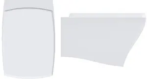 Унитаз подвесной ISVEA Palazzio белый 10PZ02001SV, 3