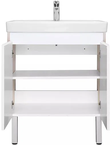 Тумба-умывальник Aquaton Сканди Doors 80 белый/дуб верона 1A2829K0SDB20