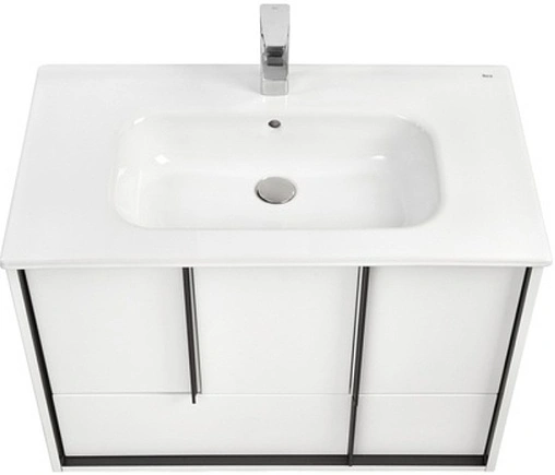 Тумба под умывальник подвесная Aquaton Ривьера 80 белый матовый 1A239001RVX20