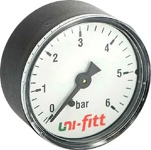 Манометр аксиальный Uni-fitt 50мм 6 бар ¼&quot; 300D2020, 1