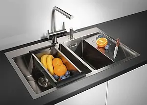 Мойка кухонная Omoikiri Akisame 78-2-IN-L нержавеющая сталь 4973062 Мойка кухонная Omoikiri Akisame 78-2-IN-L нержавеющая сталь 4973062, 5