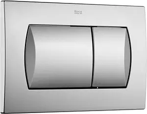 Клавиша смыва для унитаза Roca Active 62B 8901160B2 хром матовый Клавиша смыва для унитаза Roca Active 62B 8901160B2 хром матовый, 1