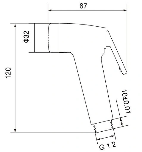 Гигиенический душ Timo хром SL-2052/00
