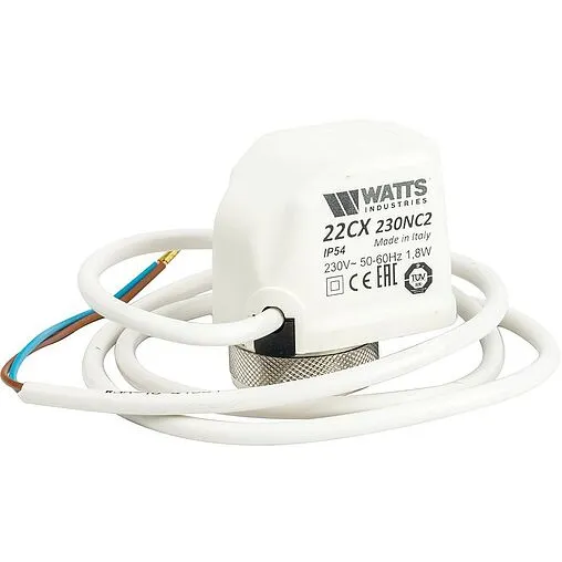 Сервопривод электротермический НЗ 230В М30 x 1.5 WATTS 22CX230NC2 10029671