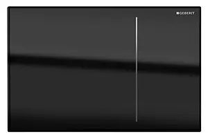 Клавиша смыва для унитаза Geberit Sigma 70 115.625.SJ.1 стекло/черный, 1