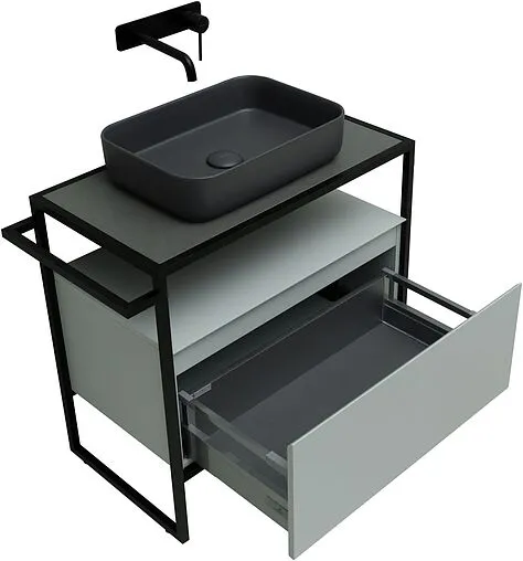 Тумба-умывальник напольная Allen Brau Priority 80 папирус 1.31002.PWM+