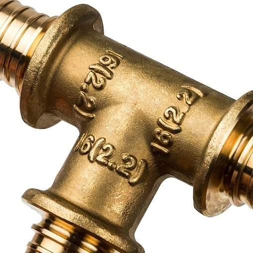 Тройник аксиальный соединительный 16мм Stout SFA-0013-000016