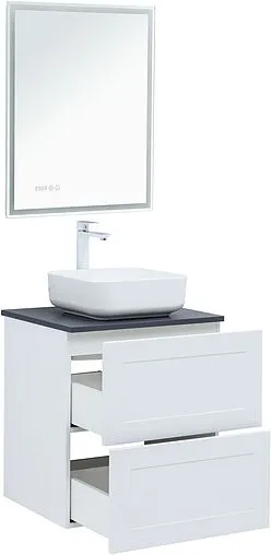 Тумба под умывальник подвесная Aquanet Терра 60 белый матовый 00313232