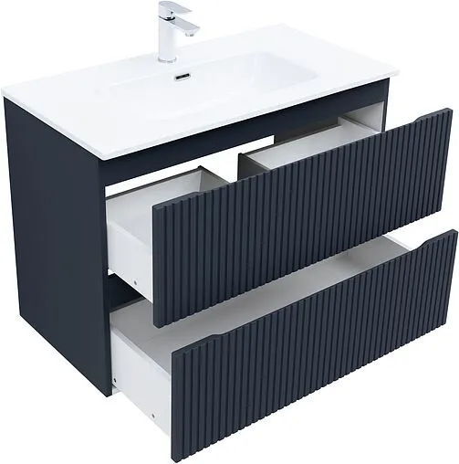 Тумба под умывальник подвесная Aquanet Джейн (Flat) 100 маренго 00335431