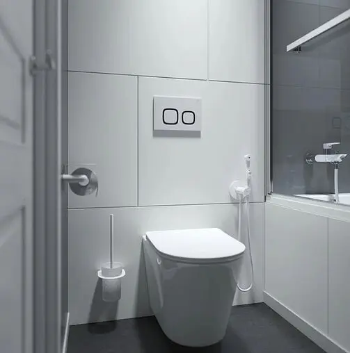 Клавиша смыва для унитаза IDDIS Unifix UNI04WBi77 белый матовый