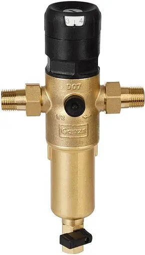 Фильтр тонкой очистки воды с редуктором давления ½"н x ½"н Goetze FD07-½H+Н GTZFIN011 Фильтр тонкой очистки воды с редуктором давления ½"н x ½"н Goetze FD07-½H+Н GTZFIN011