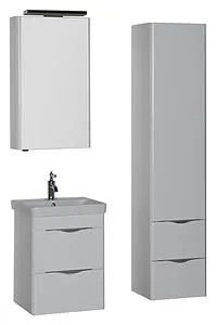 Шкаф-пенал Aquanet Орлеан 40 R белый 00183079, 5