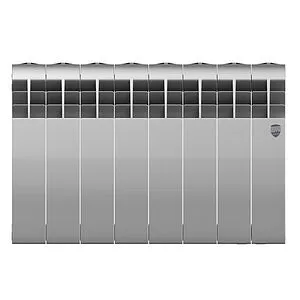 Радиатор биметаллический 8 секций Royal Thermo Biliner B 350 Silver Satin RTBS335008 Радиатор биметаллический 8 секций Royal Thermo Biliner B 350 Silver Satin RTBS335008, 2