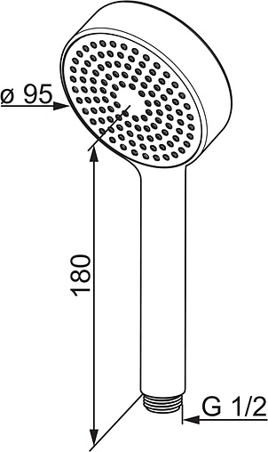Лейка ручного душа Oras Apollo хром 254020