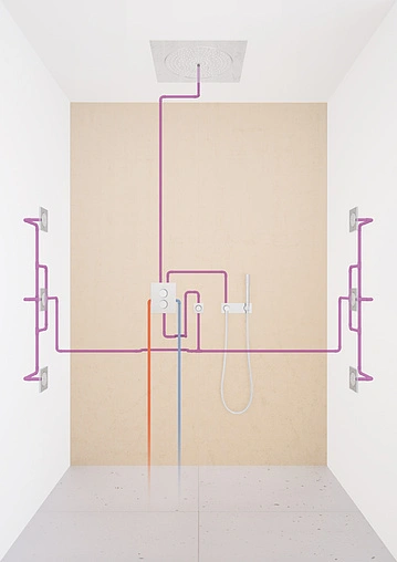 Лейка верхнего душа Grohe Rainshower F-Series 20 хром 27286000