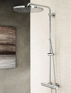 Душевая система с термостатом для душа Grohe Rainshower System 400 хром 27174001 Душевая система с термостатом для душа Grohe Rainshower System 400 хром 27174001, 3