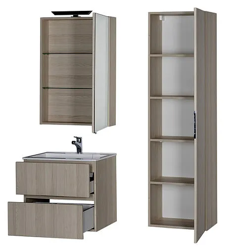 Шкаф-зеркало Aquanet Алвита 60 182733