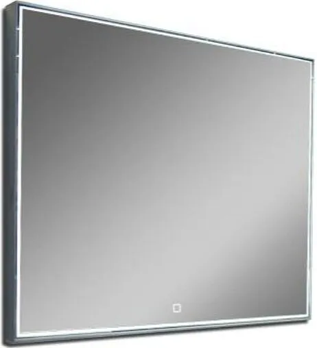 Зеркало с подсветкой Continent Sting Led 90x70 серый ЗЛП547