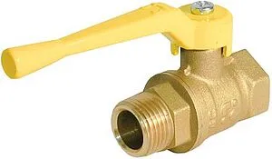Кран шаровый для газа ½"в x ½"н БАЗ 11б27п БАЗ.А11.0.15.40 Кран шаровый для газа ½"в x ½"н БАЗ 11б27п БАЗ.А11.0.15.40, 1