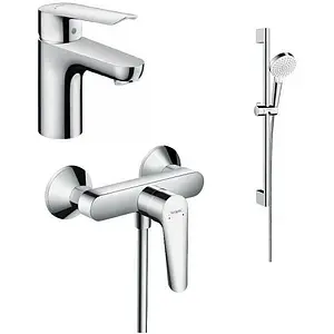 Комплект для душа 3 в 1 Hansgrohe Logis E хром SetLogisE70B, 1