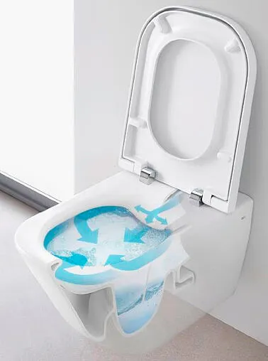 Унитаз подвесной безободковый Roca Gap Clean Rim белый 34647L000 Унитаз подвесной безободковый Roca Gap Clean Rim белый 34647L000