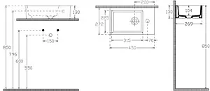 Раковина ISVEA Purita 45 белый 10PL51045SV Раковина ISVEA Purita 45 белый 10PL51045SV, 2