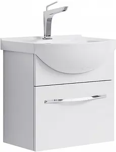 Тумба-умывальник подвесная Aqwella Allegro 50 белый Agr.01.05/1+4620008195766 Тумба-умывальник подвесная Aqwella Allegro 50 белый Agr.01.05/1+4620008195766, 1