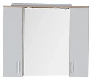 Шкаф-зеркало Aquanet Тиана 90 белый/дуб светлый 172807 Шкаф-зеркало Aquanet Тиана 90 белый/дуб светлый 172807, 3
