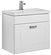 Тумба-умывальник Aquanet Рондо 70 белый 00189155+00185343