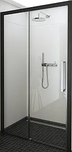 Дверь в нишу 1300мм прозрачное стекло Roltechnik Exclusive Line ECD2/1300 black elox L 564-130000L-05-02 Дверь в нишу 1300мм прозрачное стекло Roltechnik Exclusive Line ECD2/1300 black elox L 564-130000L-05-02, 1