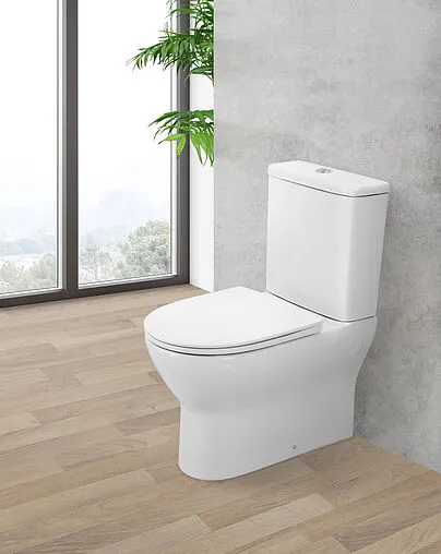 Унитаз-компакт безободковый BelBagno Energia белый BB8134CPR/SC+BB8134T