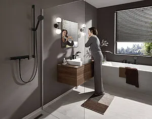 Смеситель для раковины Hansgrohe Vivenis 90 чёрный матовый 75033670, 3