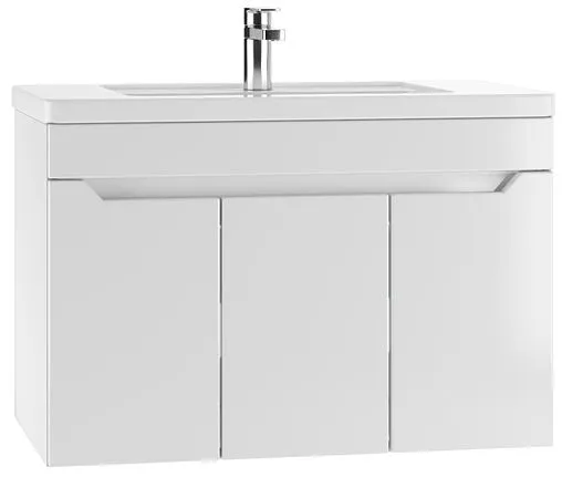 Тумба-умывальник подвесная Айсберг Мечта 80 белый DM2326T+1WH302251