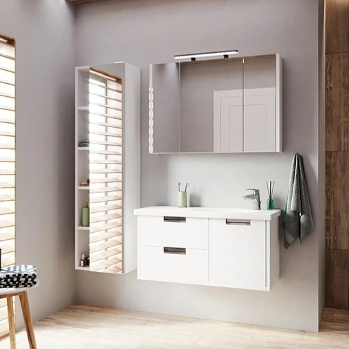 Шкаф-зеркало Roca Etna 100 белый глянец 857305806