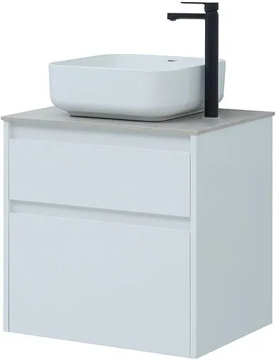 Тумба-умывальник подвесная Aquanet Nova Lite 60 белый 00242575+00242905