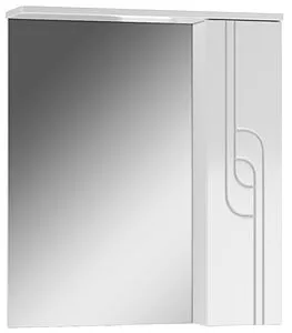 Шкаф-зеркало Айсберг Лилия 60 R белый DA2009HZ, 1