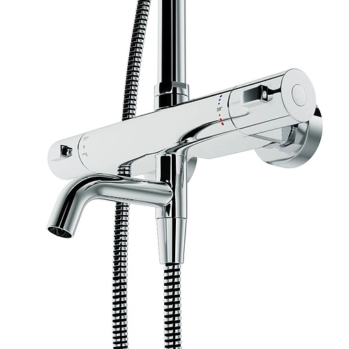 Душевая система с термостатом для ванны Am.Pm Chic 2.0 хром F0782A500