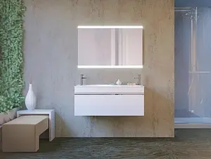 Тумба-умывальник подвесная Raval Hotte 100 белый Hott.01.100/P/W+Ott.08.100/W, 5